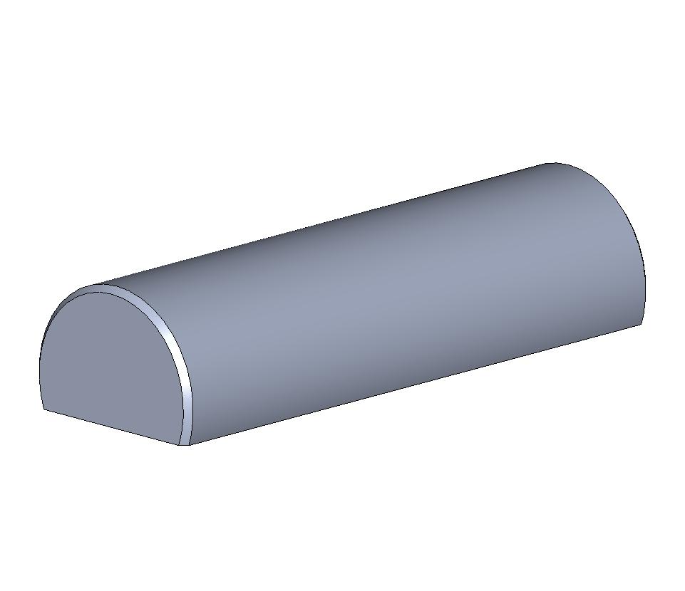 TRUNCATED CYLINDER, STAINLESS STEEL, 0.3750", ( 3/8" ), 9.525 MM
